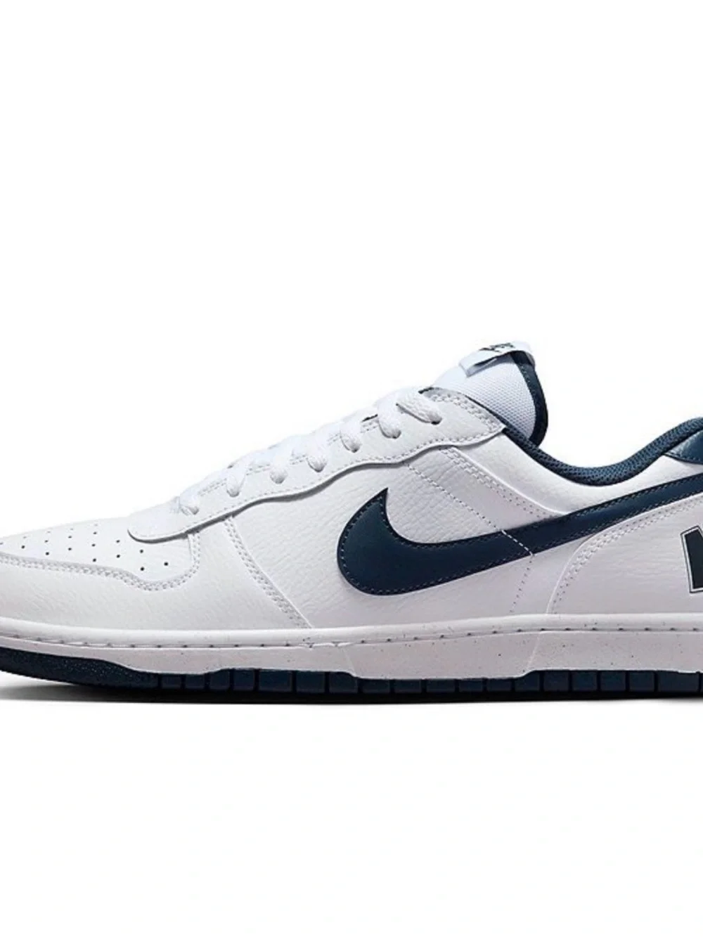 Men’s Nike Big Low Sneakers White / Midnight Navy Blue Shoes